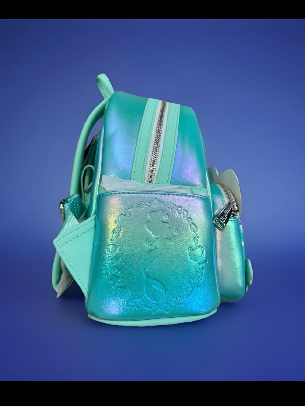 ✨ NWT Loungefly Disney The Little Mermaid Ariel Cake Mini Backpack ✨ - Picture 4 of 14